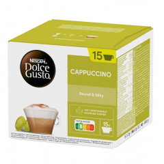 Капсули NESCAFÉ® Dolce Gusto® Cappuccino для кофемашин, 15 капсул кави та 15 молока