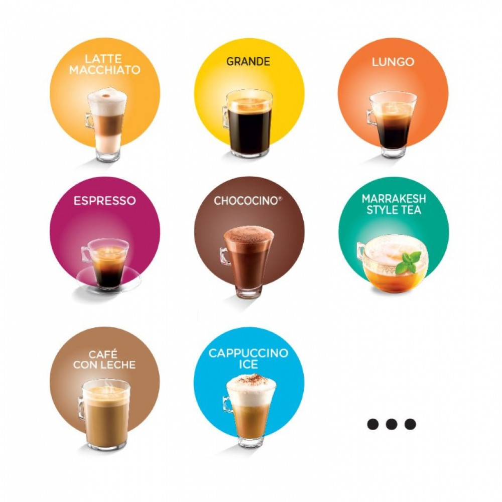 Капсули NESCAFÉ® Dolce Gusto® Cappuccino для кофемашин, 15 капсул кави та 15 молока