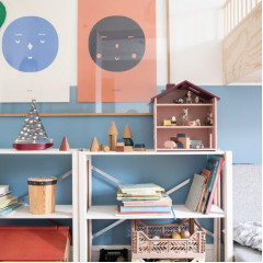 Toy wooden sailboat from Denmark jade