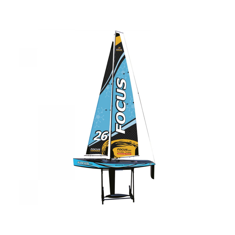 Amewi Focus III 100 cm blue radio-controlled racing yacht
