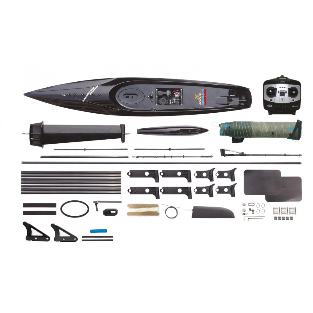 Amewi Focus III 100 cm blue radio-controlled racing yacht