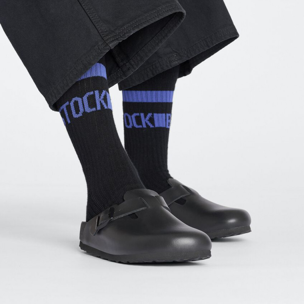 Men's Sports Socks Birkenstock Cotton Tennis Socks Black Size 42-44