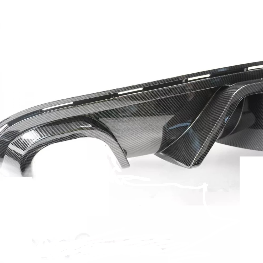 Карбоновый диффузор заднего бампера Jeep Grand Cherokee SRT SRT8 14-21 V1 Shark Fin Акулий плавник