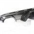 Карбоновый диффузор заднего бампера Jeep Grand Cherokee SRT SRT8 14-21 V1 Shark Fin Акулий плавник
