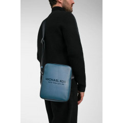 Мужская сумка через плечо Michael Kors Cooper тёмно-синяя