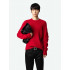 Men's Zadig & Voltaire Jordan KMSW00703603 Merino Wool Sweater Red Size M