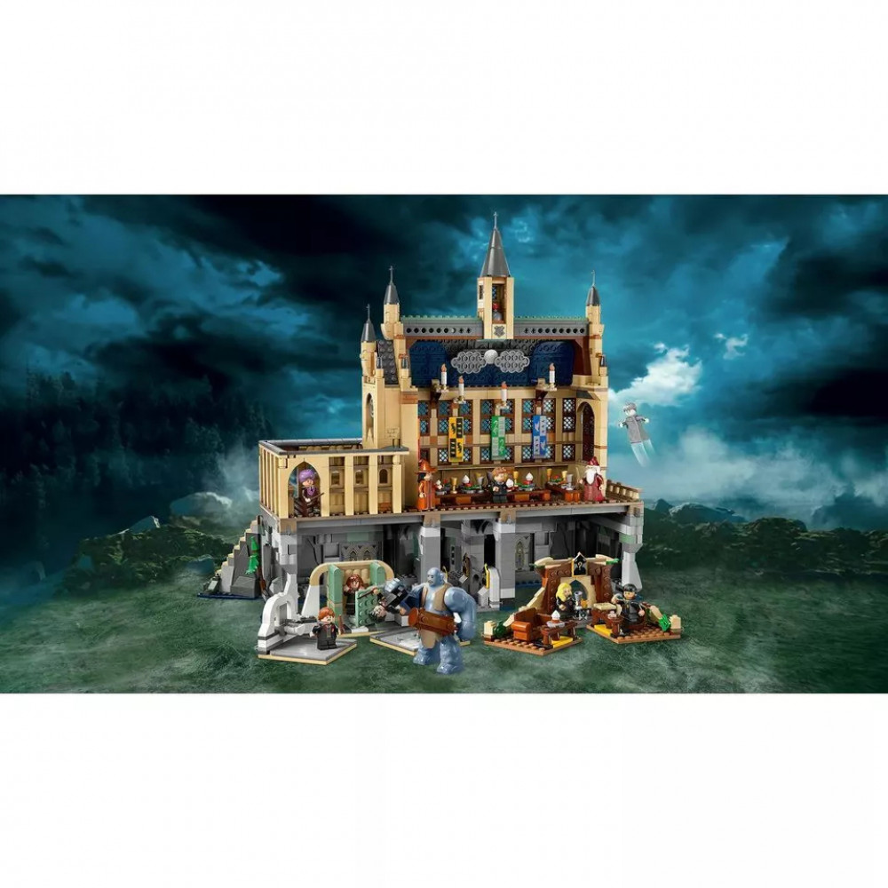 Детский конструктор LEGO 76435 Hogwarts Great Hall из серии Гарри Поттер 1732 детали