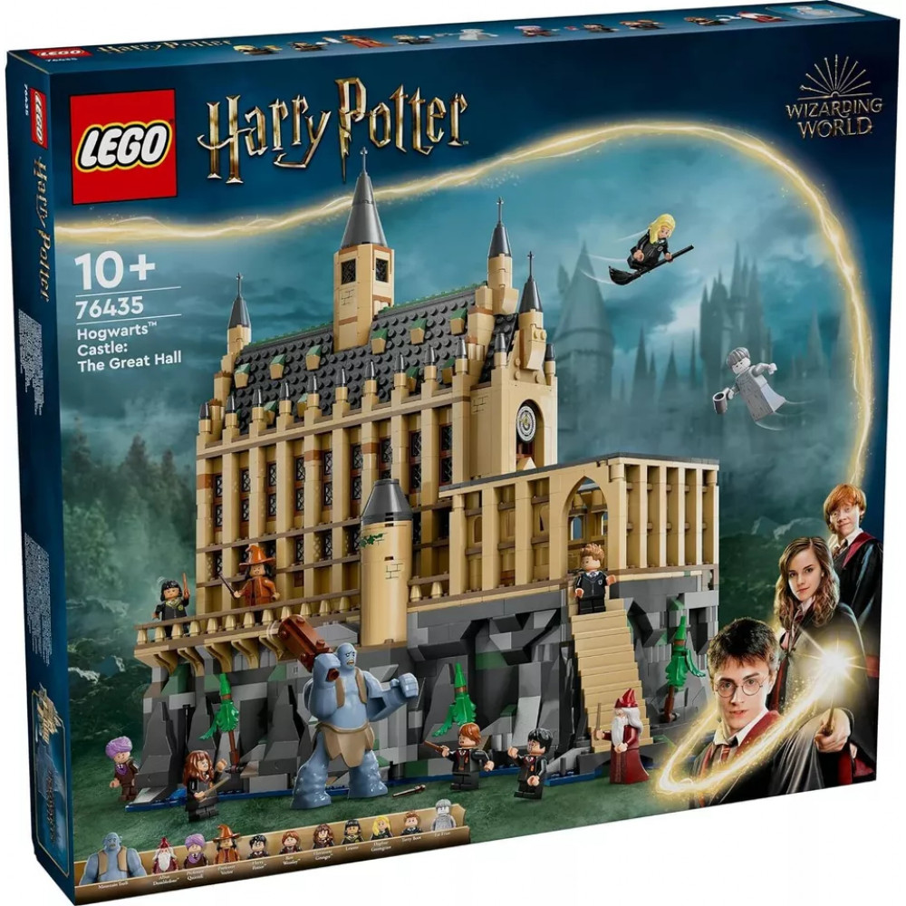 Детский конструктор LEGO 76435 Hogwarts Great Hall из серии Гарри Поттер 1732 детали