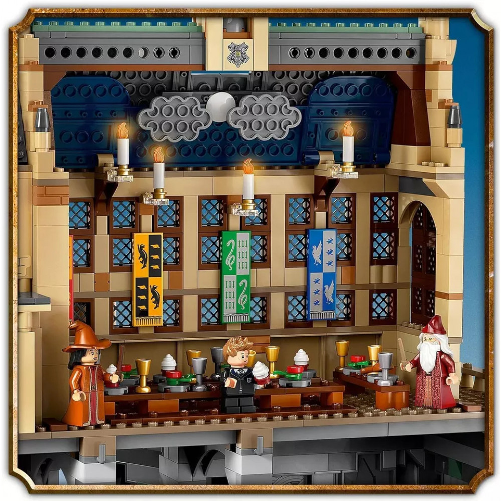 Детский конструктор LEGO 76435 Hogwarts Great Hall из серии Гарри Поттер 1732 детали