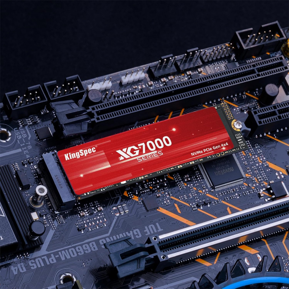 KingSpec 2TB M.2 2280 NVMe Gen4x4 SSD drive for gaming PCs and laptops
