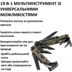 Мультитул Leatherman Signal 832720 Coyote TAN з кобурою лімітована серія
