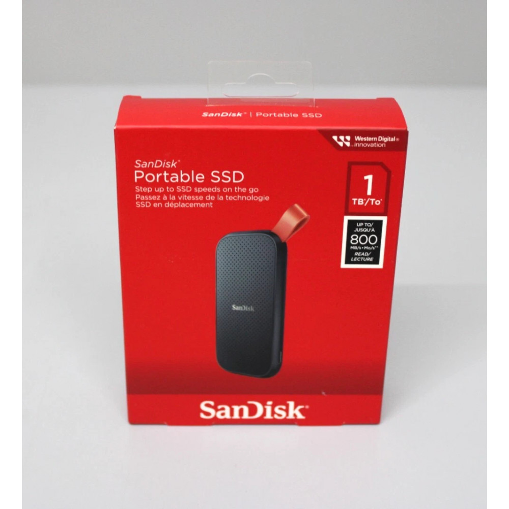 Портативный SSD-накопитель SanDisk 1ТБ антрацитовый корпус