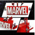 Collectible LEGO Marvel 76313 building set with superhero minifigures