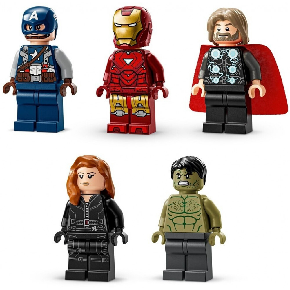 Collectible LEGO Marvel 76313 building set with superhero minifigures