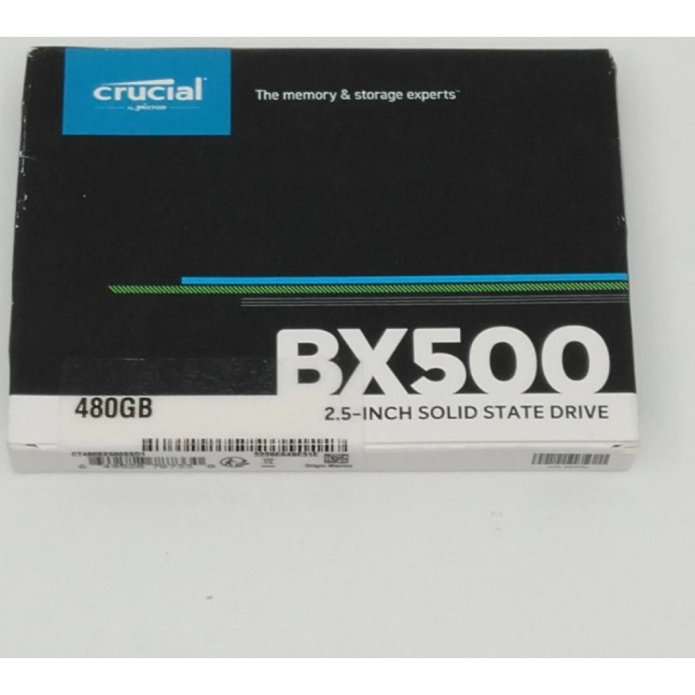 Внутрішній SSD-накопичувач Crucial BX500 480GB SATA 2.5» 7mm 508-68478d  