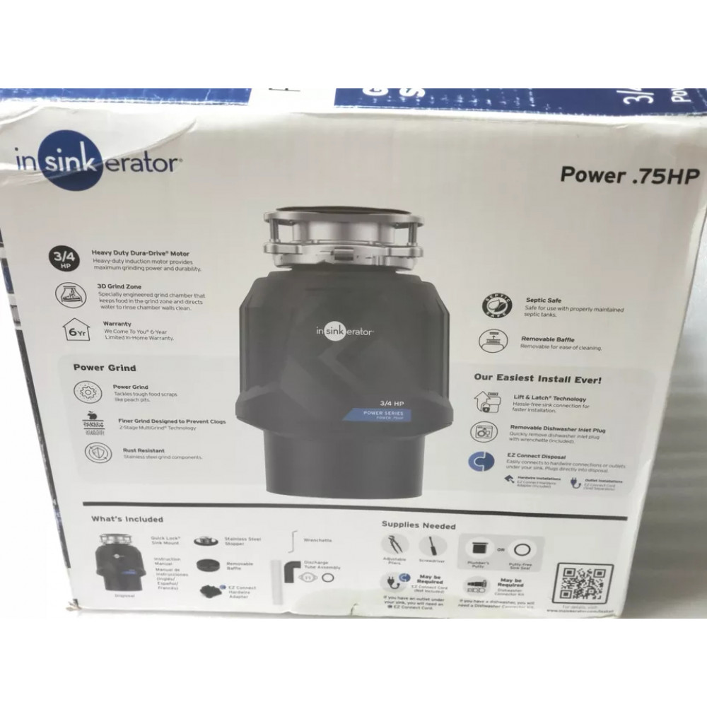 InSinkErator 80019-ISE Power Series Electric Garbage Disposer