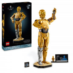 Колекційна фігурка LEGO 75398 C-3PO Зоряні війни з підставкою і табличкою з підставкою