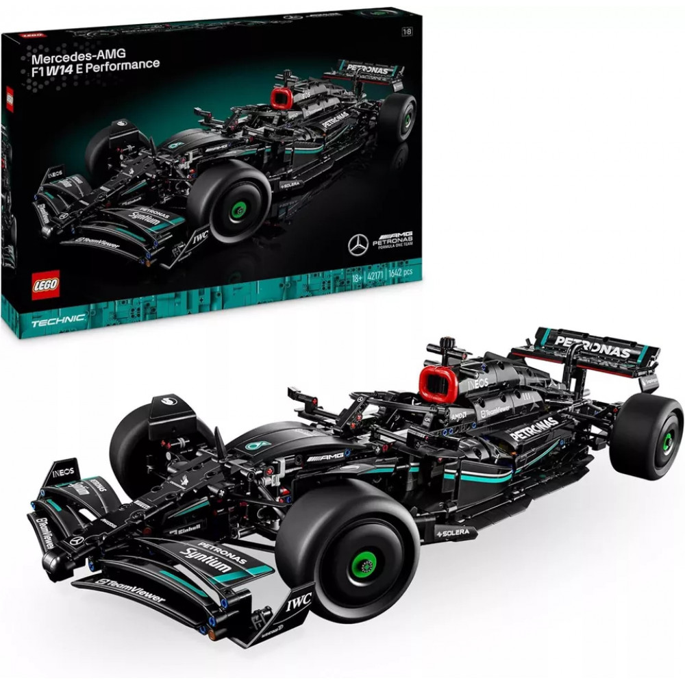 Коллекционная модель гоночного болида для взрослых LEGO Technic Mercedes-AMG F1 W14 E 1643 детали