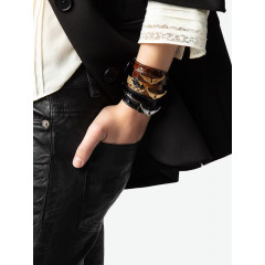 Шкіряний браслет Zadig&Voltaire Rock унісекс