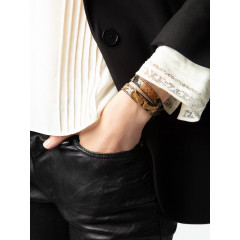 Шкіряний браслет Zadig&Voltaire Rock унісекс