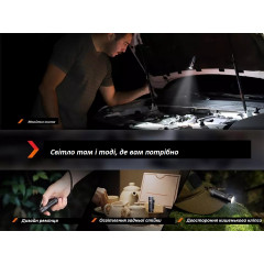 Компактний ліхтар Fenix E18R V2 1200 люмен з акумулятором і чохлом