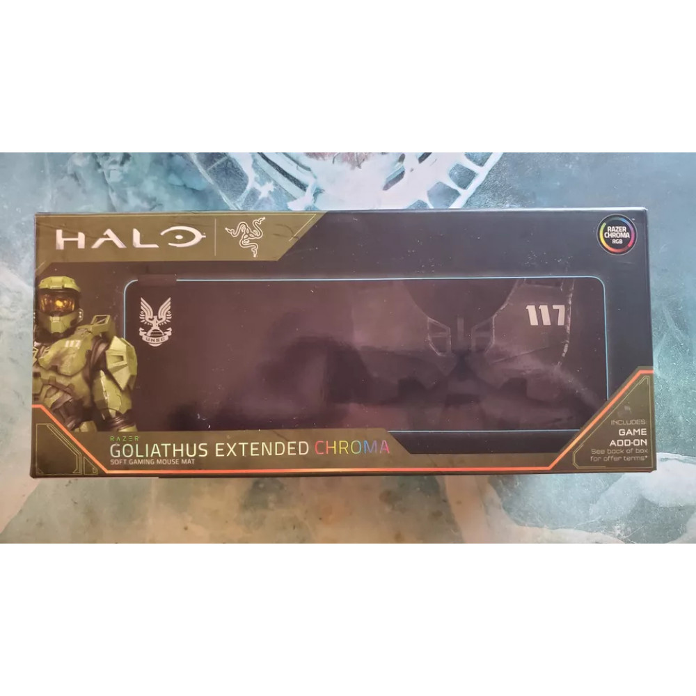 Gamer mat Razer Goliathus Extended Chroma RGB RZ02-02500600-R3M1 with rubberized base and backlight 92 x 29 cm