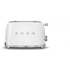 Smeg TSF01WHEU Toaster with 6 Degrees of Toasting