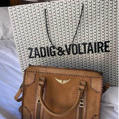 Elegant leather Zadig & Voltaire Sunny Medium 2 LWBA02254 bag LWBA02254