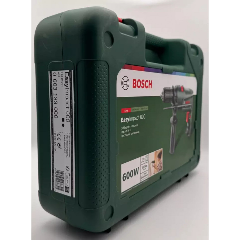 Электродрель ударная Bosch EasyImpact 600 с кейсом для хранения 0603133000