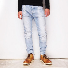 Чоловічі завужені джинси G-Star Raw 5620 3D блакитні розмір w36 L32