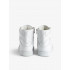 Men's Zadig & Voltaire High Flash WFAB1731H Leather High Sneakers Size 42 White