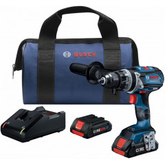 Професійний ударний акумуляторний шуруповерт/дриль BOSCH GSB18V-975CB25 18V з двома батареями та сумкою