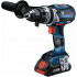 Professional impact cordless screwdriver/drill BOSCH GSB18V-975CB25 18V with two batteries and bag
