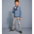 Johnston & Murphy Quilted Quarter Snap Jumper for boy size S for 6-7 years old height 116-122 cm