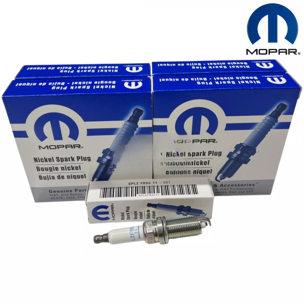 Mopar SP143877AB 8 piece spark plugs for Chrysler Dodge Ram Jeep 5.7L V8 2012-24