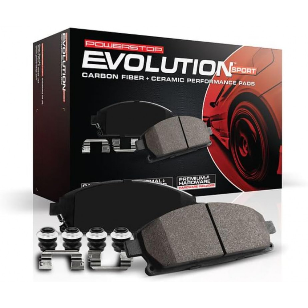 Power Stop Z23-1053B Carbon Ceramic Brake Pads Rear Dodge Durango/Jeep Grand Cherokee 2018-22