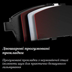 Гальмівні колодки карбон-керамічні Power Stop Z23-1053B задні Dodge Durango/Jeep Grand Cherokee 2018-22