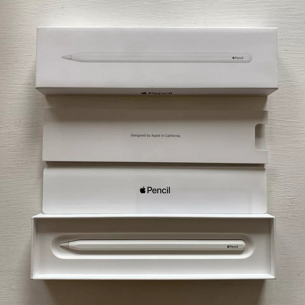 Стилус Apple Pencil 2nd Generation для iPad Pro 2018 (MU8F2)