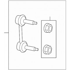 Стійка Mopar 68298921AA заднього стабілізатора Jeep Grand Cherokee/Dodge Durango 2011-25