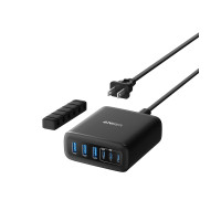 Універсальна зарядна станція Anker 112 Вт на 6 портів з підтримкою швидкої зарядки