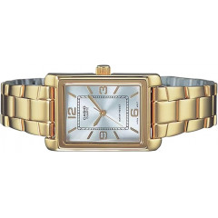Жіночий наручний годинник Casio LTP-1234PG-7AEG із золотим браслетом