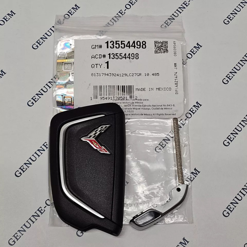 Смарт-ключ для Chevrolet Corvette 2020–2024 GM GENUINE 13554498