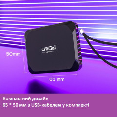 Crucial X9 4TB USB-C Portable SSD 508-500063c