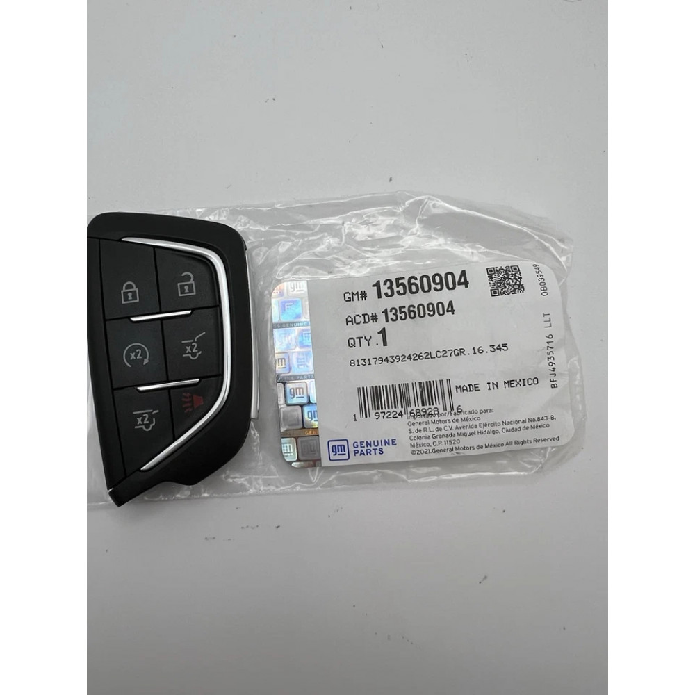 Смарт-ключ GM 13560904 для автомобилей Chevrolet, GMC, Buick, Cadillac
