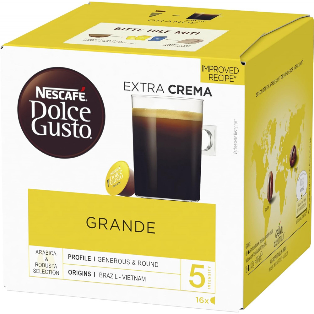Coffee in Grande Dolce Gusto capsules 96 servings