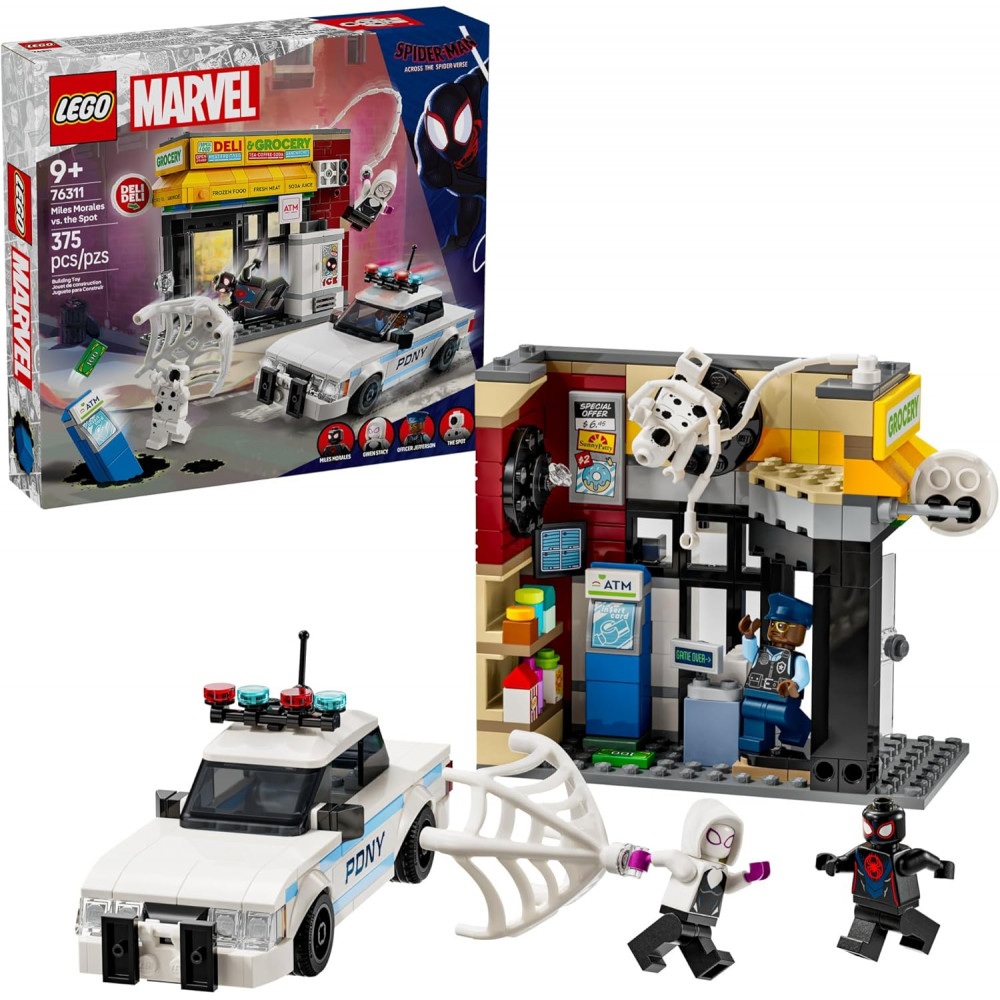 LEGO Marvel 76311 Miles Morales vs. the Blur 375 parts