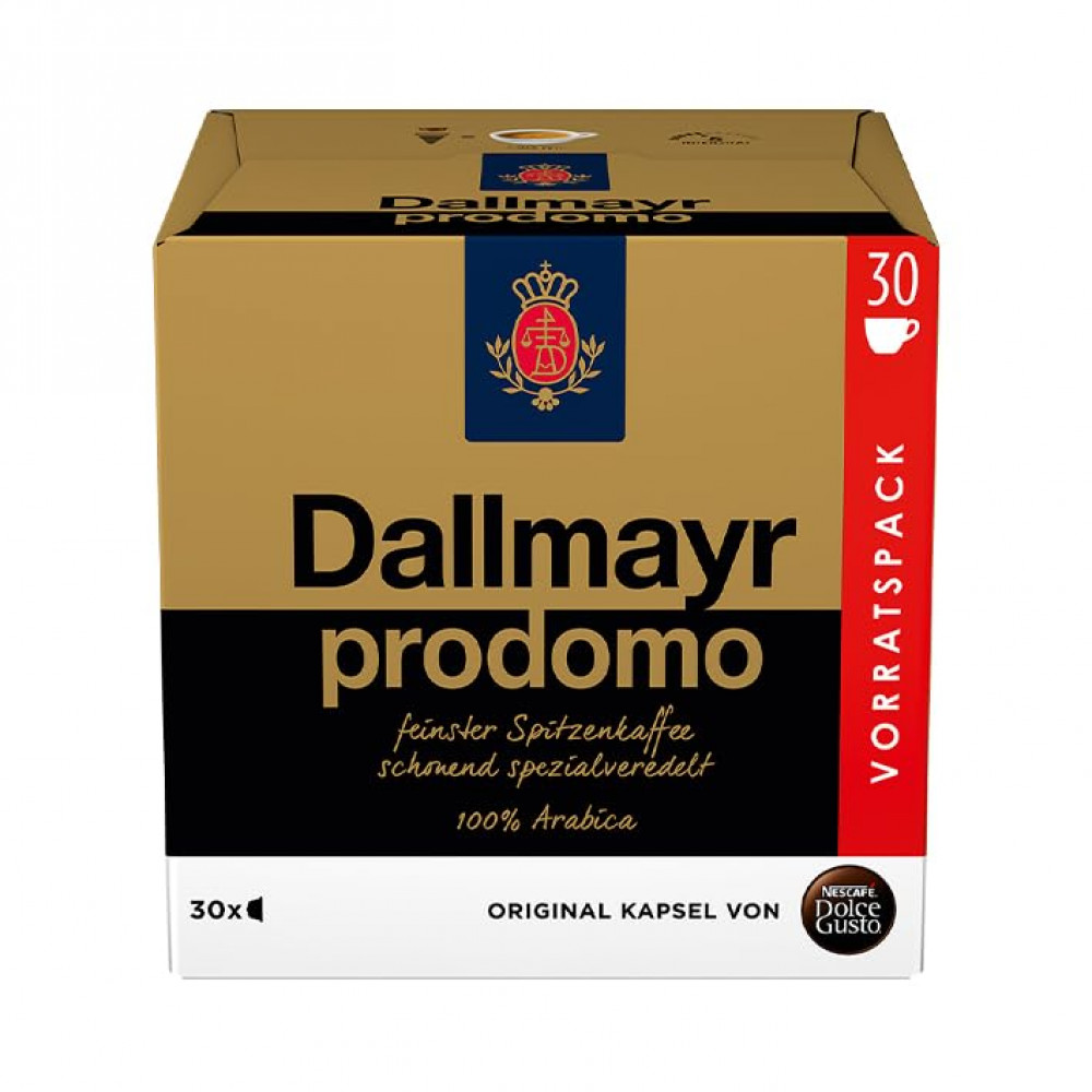 Coffee in capsules Nescafe Dolce Gusto Dallmayr prodomo 30 pcs 7 g each