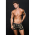 Men's Boxers Envy Logo Elastic Boxer Brief color green camouflage size S/M
