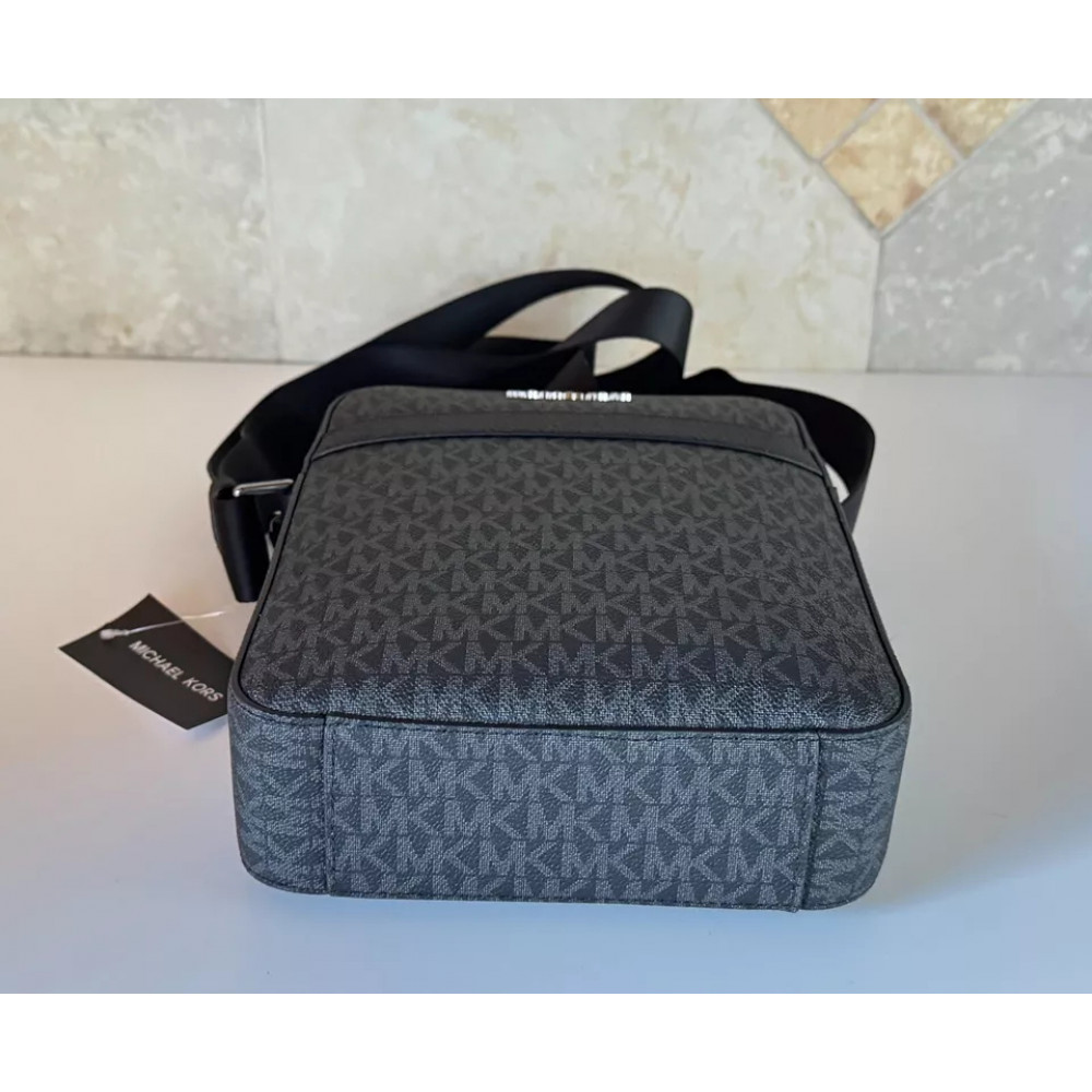 Men's Shoulder Bag Michael Kors Cooper Flight Bag Black