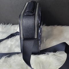 Сумка-мессенджер Michael Kors Cooper EW Map синьо-блакитна